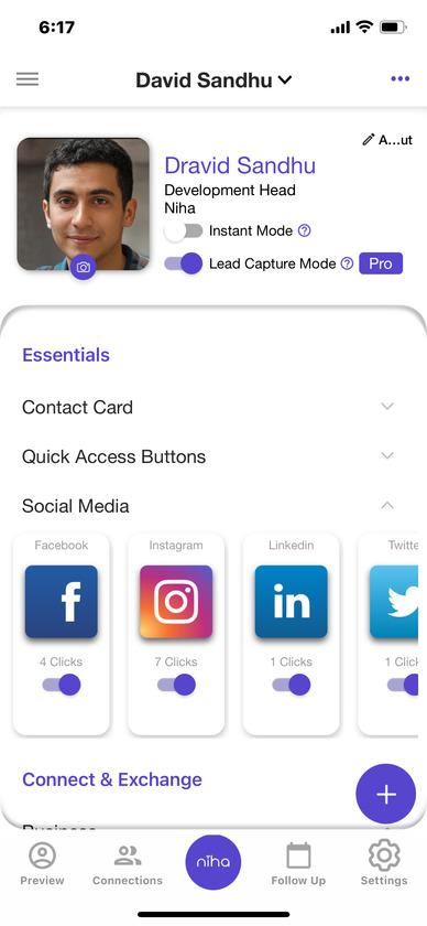 Niha.io Landing Page