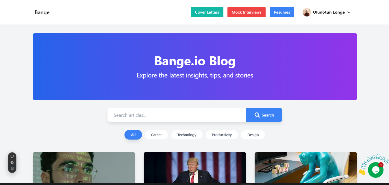 Bange.io Blog