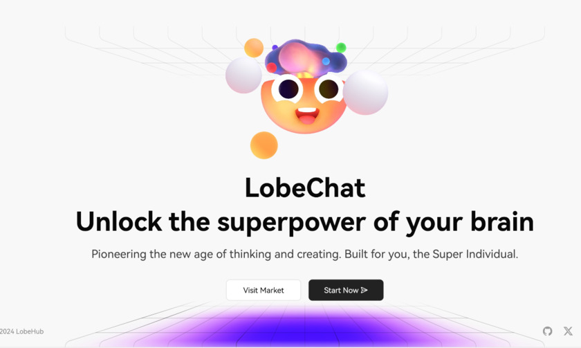 LobeChat Landing Page