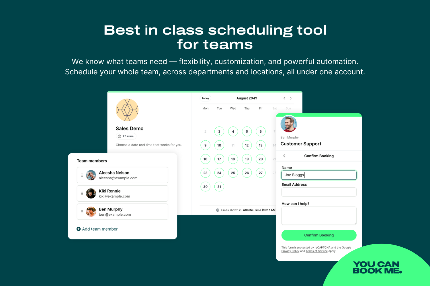 YouCanBookMe Best In Class Scheduling Tool For Teams