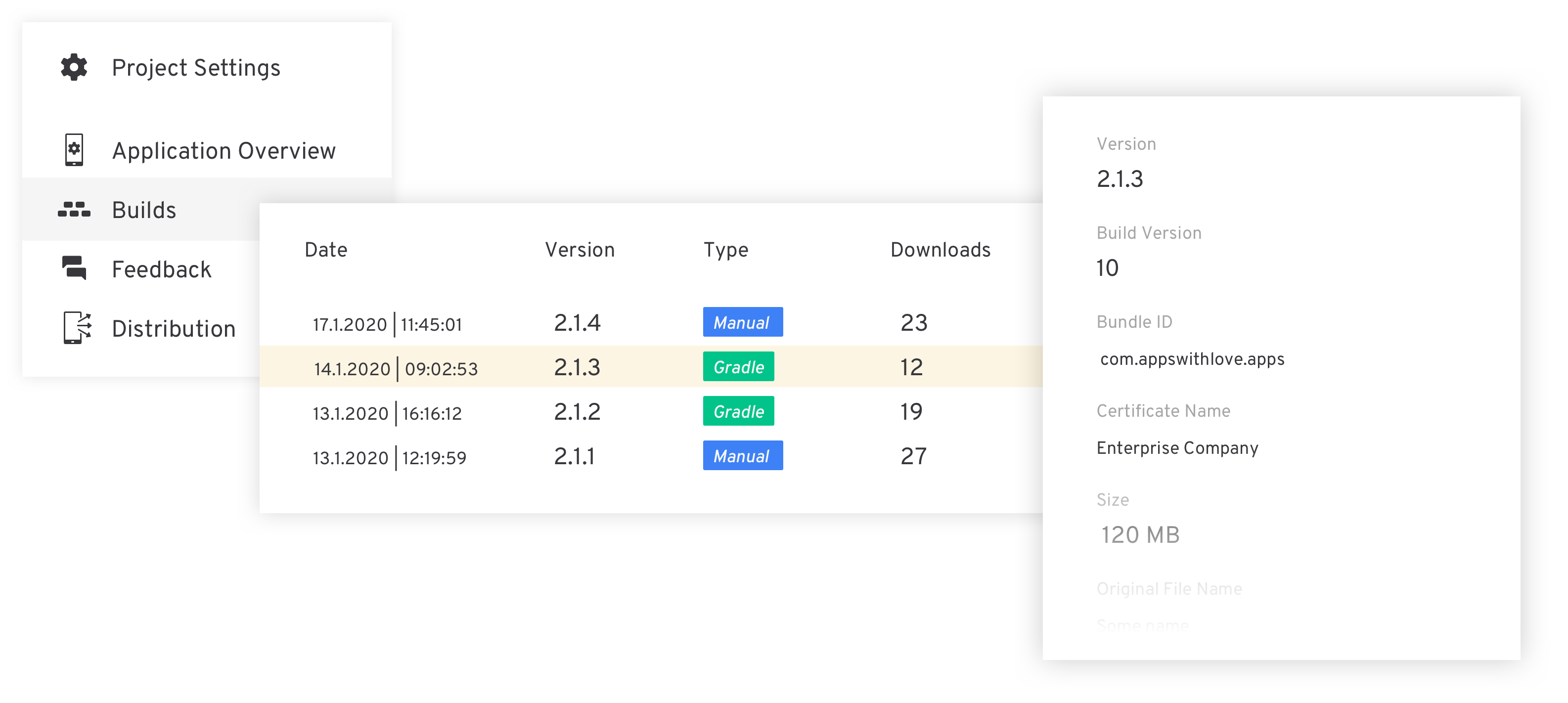 GetUpdraft.com App versions