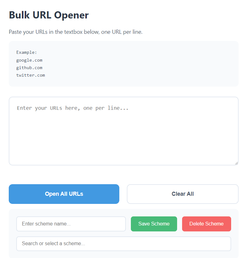 Bulk URL Openers 
