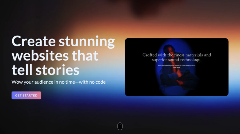 Instorier Landing Page