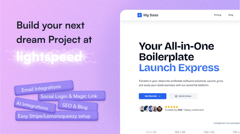 Launch Express Marketing Banner