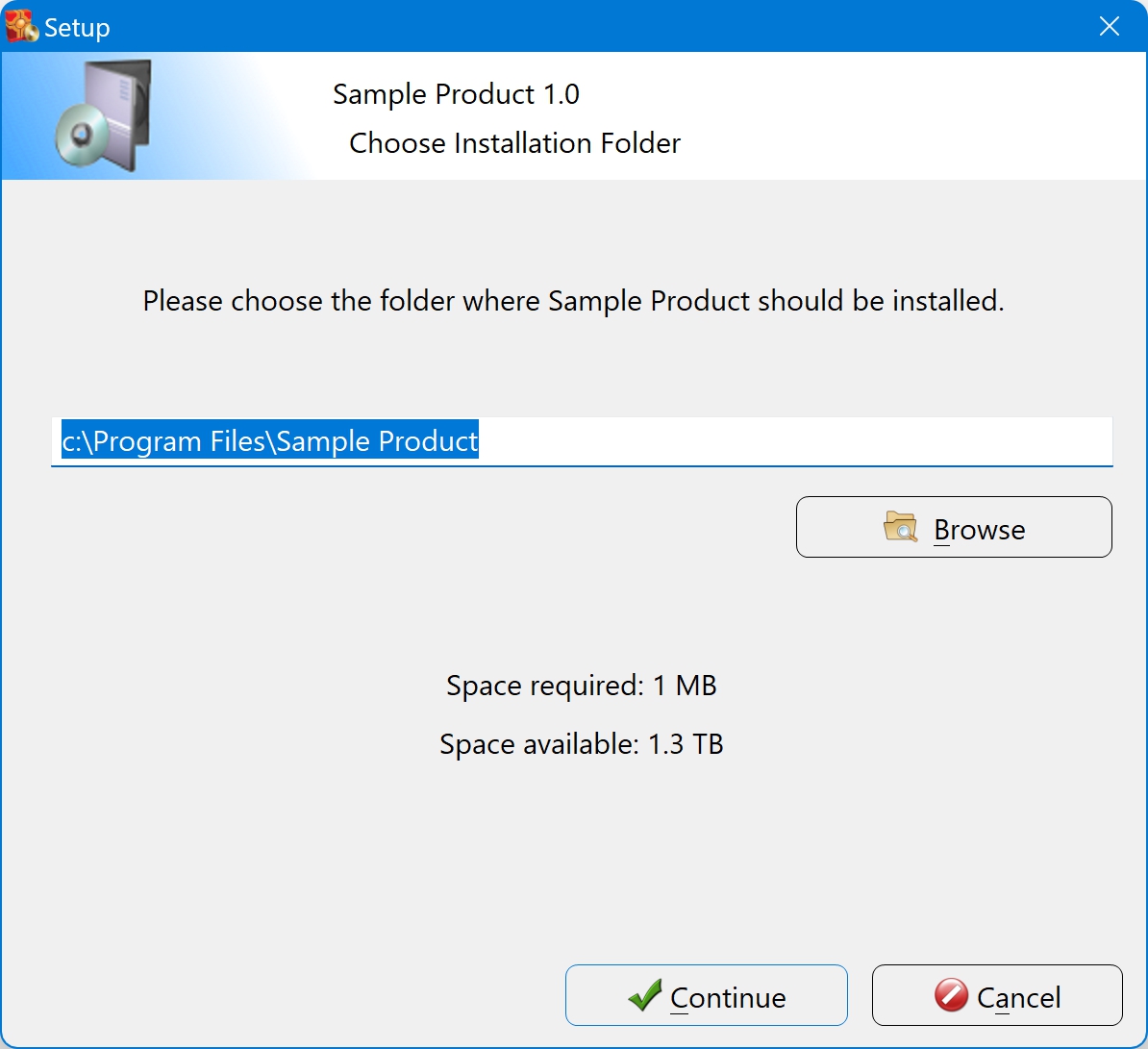 Centurion Setup Installer - Destination