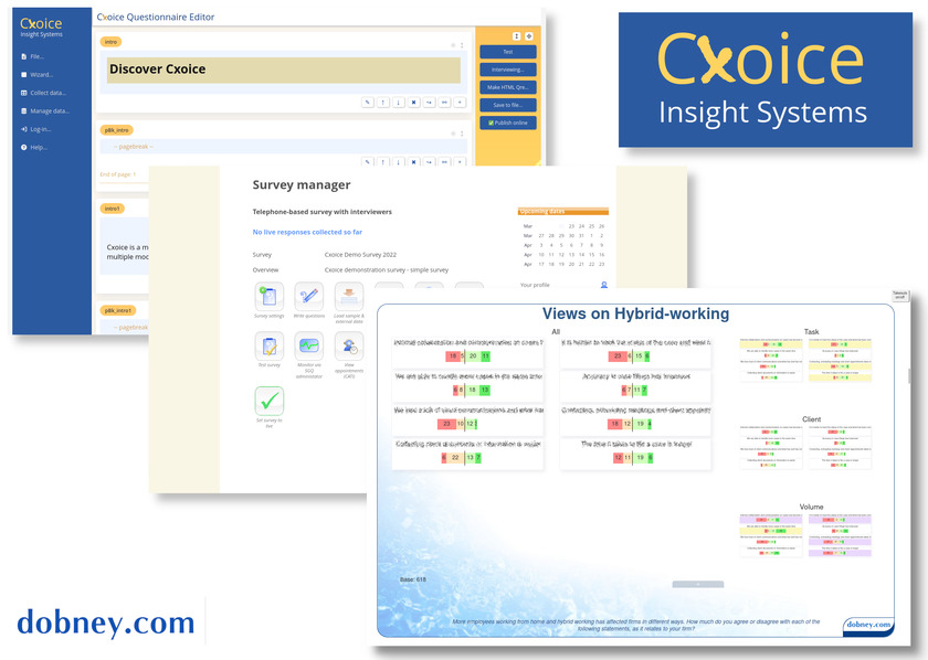 Cxoice End-to-end survey platform