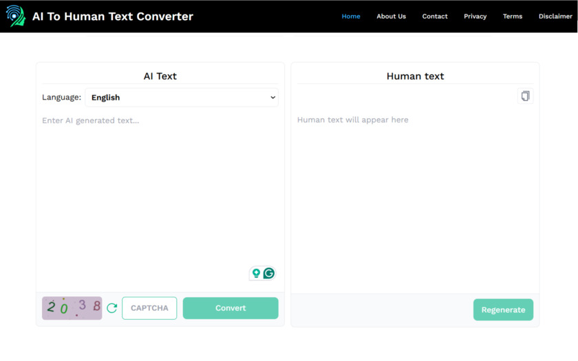 AI to human text converter ai to human text