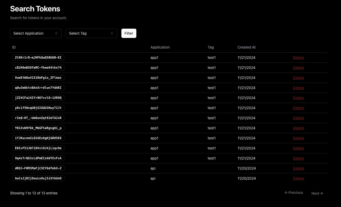 typeauth token - dark