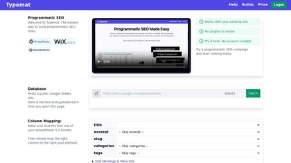 Typemat.com - Programmatic SEO Tool image