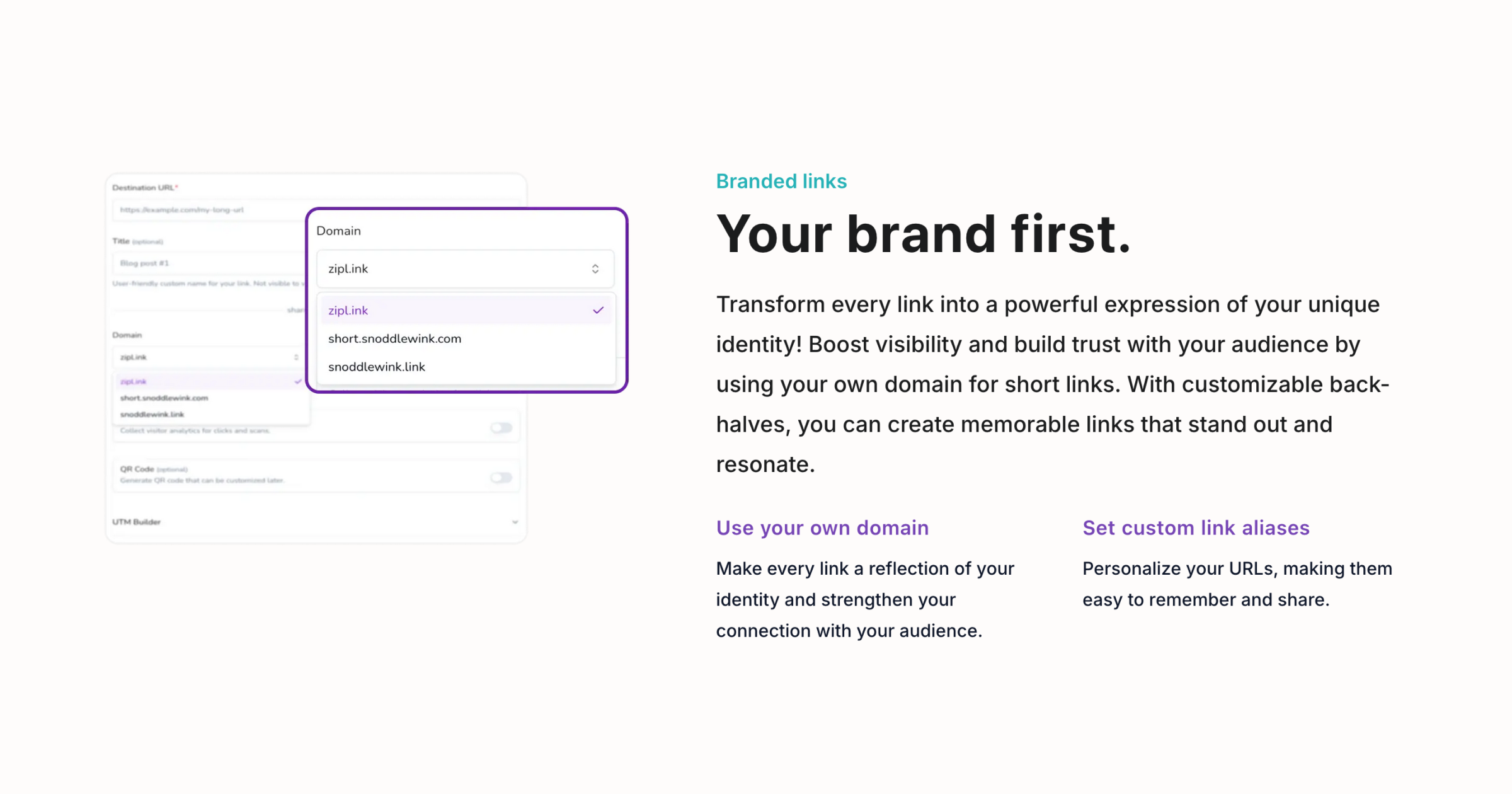 Ziplink.click URL branding