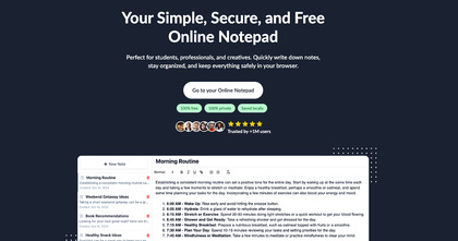 UseOnlineNotepad image
