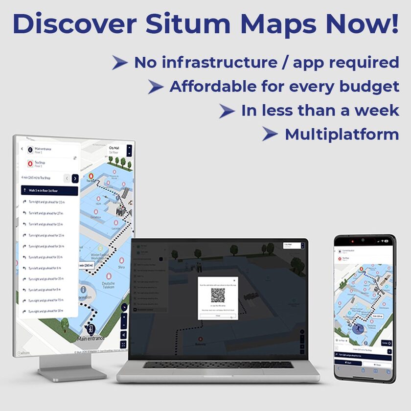 Situm Wayfinding and Indoor Maps Landing Page