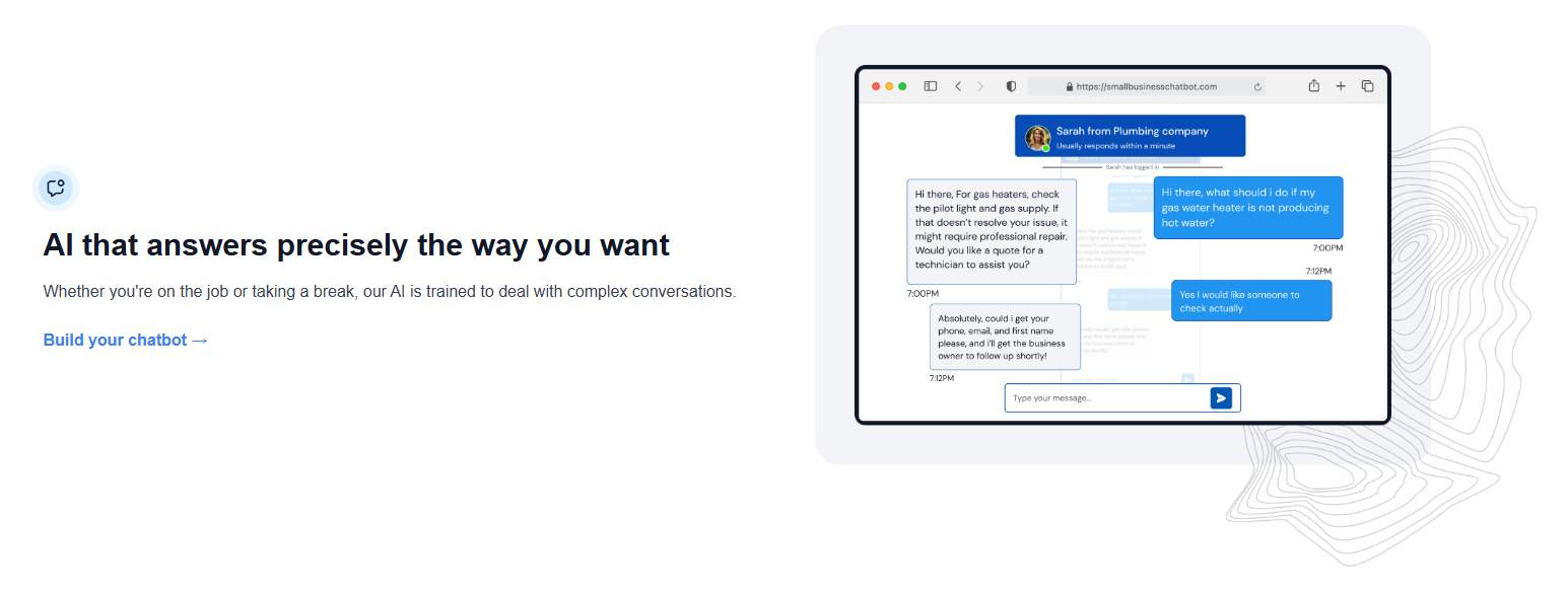 Small Business Chatbot 