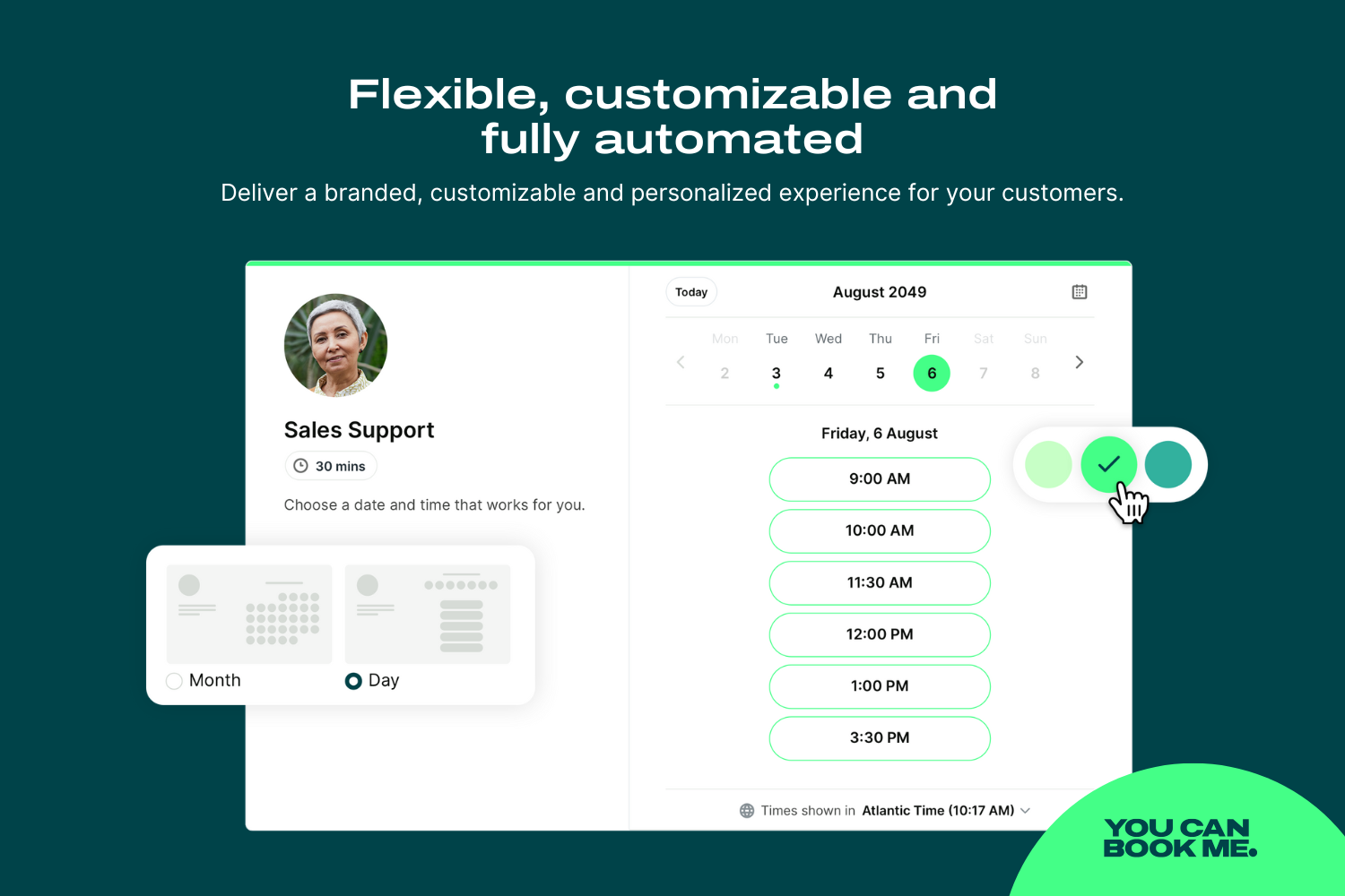 YouCanBookMe Flexible, customizable, and fully automated