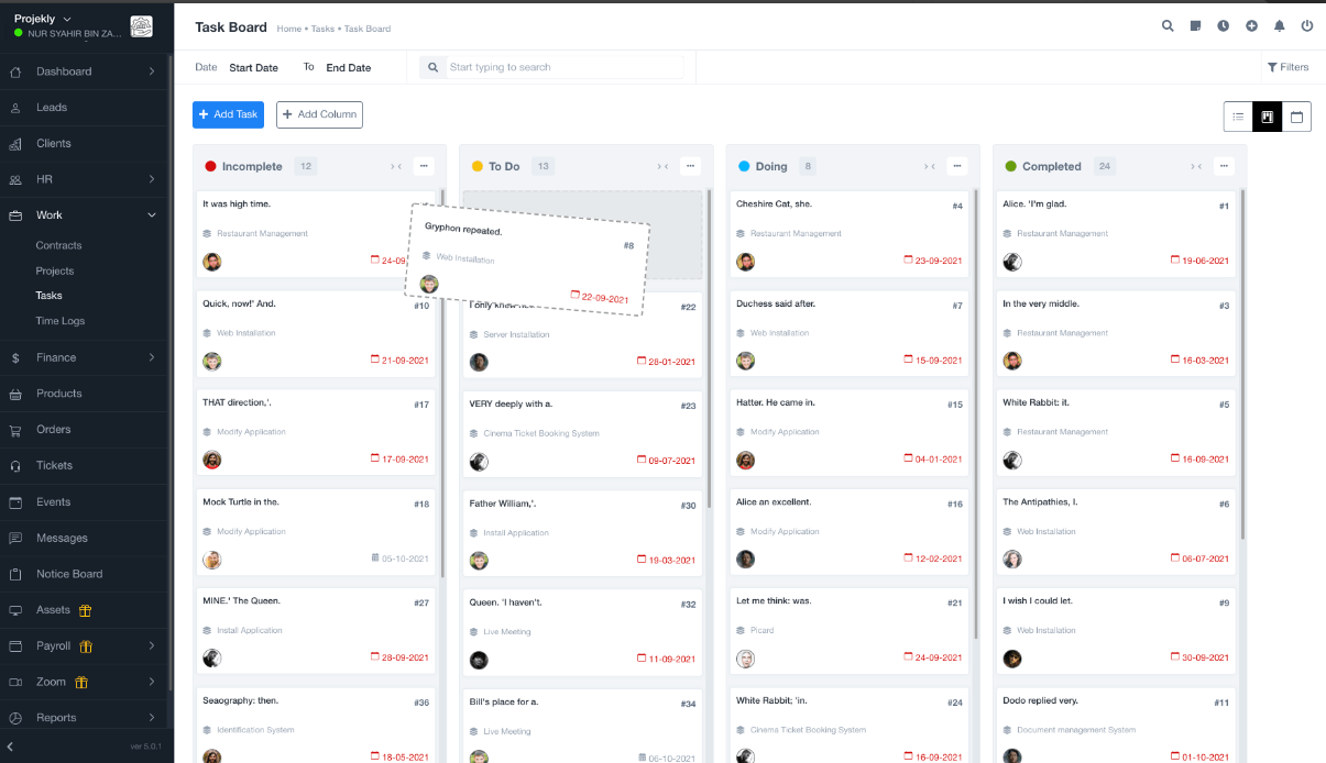 Projekly Project Management -  Projekly