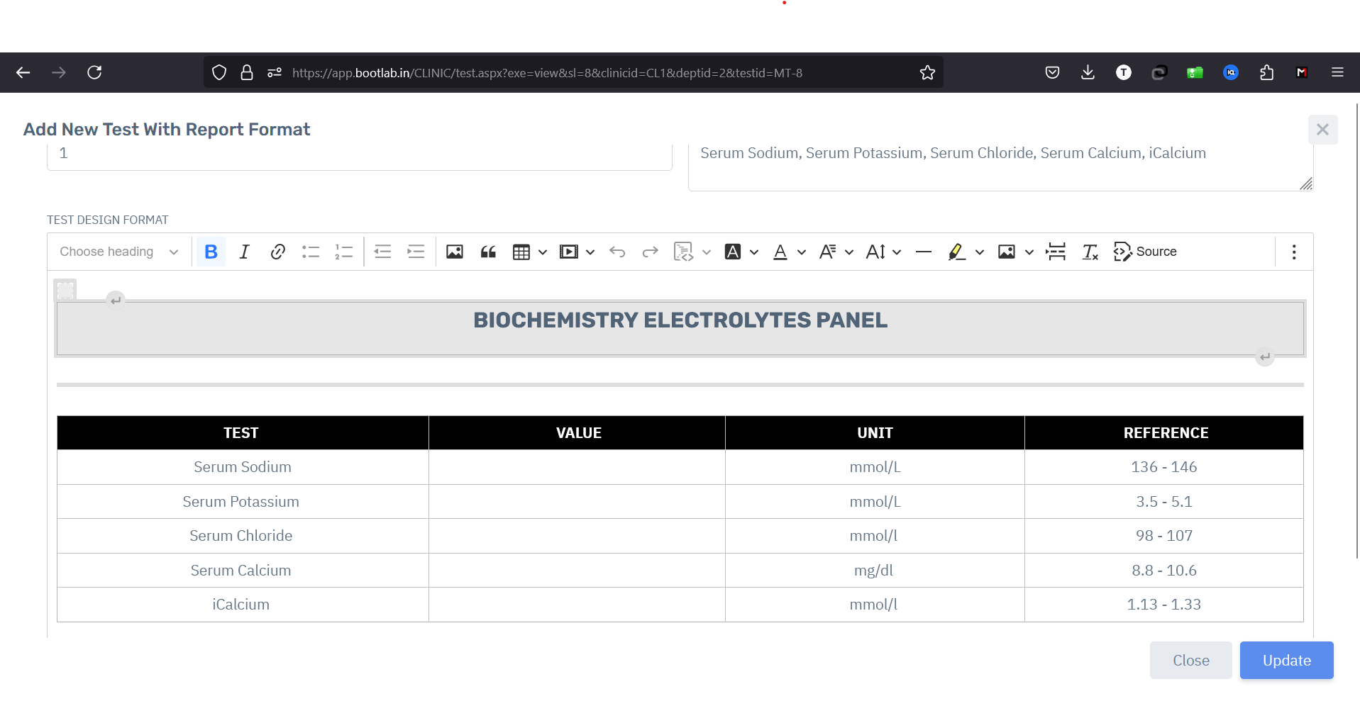 Bootlab Report Customization