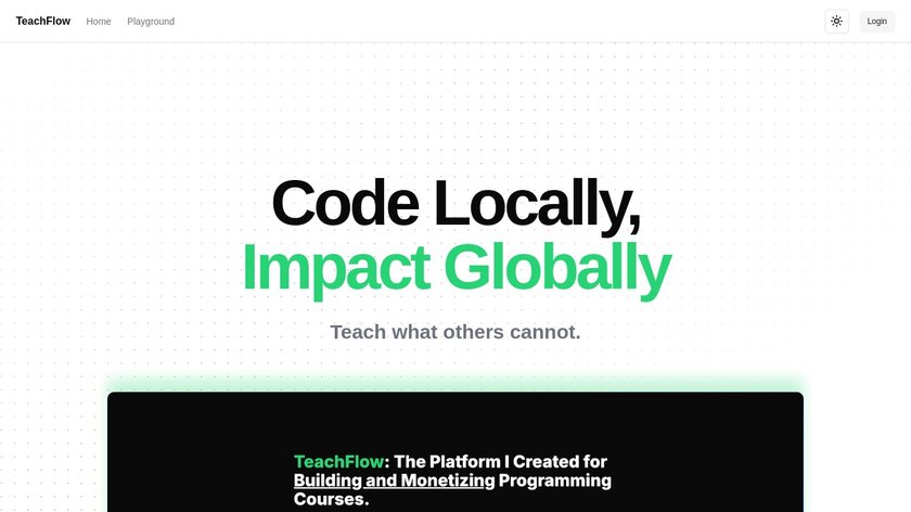 TeachFlow Landing Page