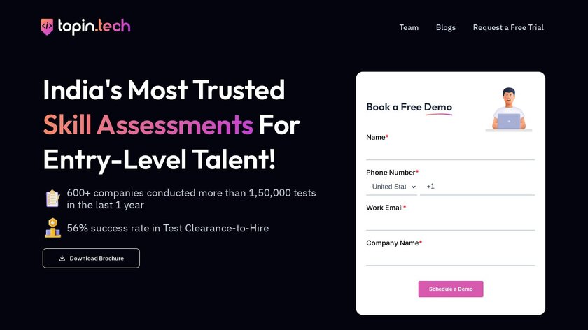 topin.tech Landing Page
