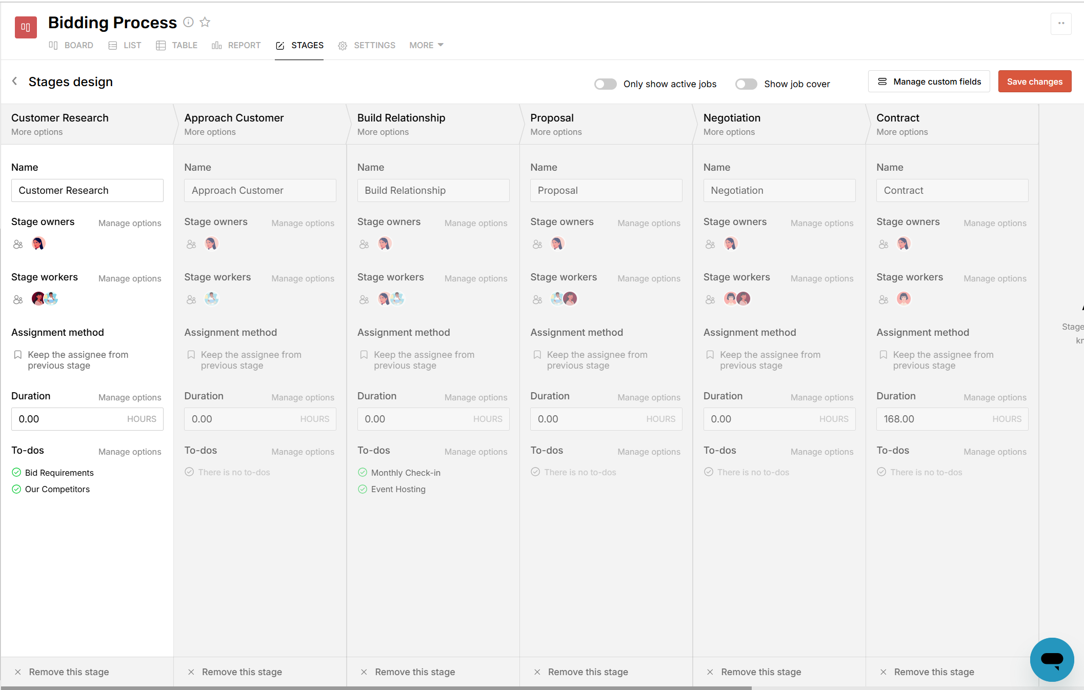 Rework.com Business Process Management Setup Screenshot