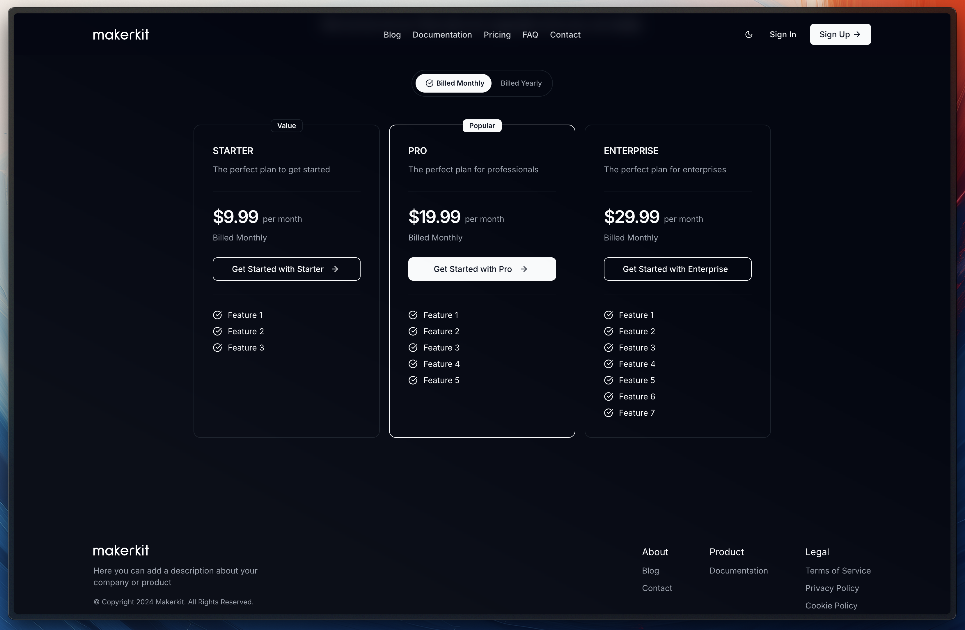 Makerkit.dev Pricing