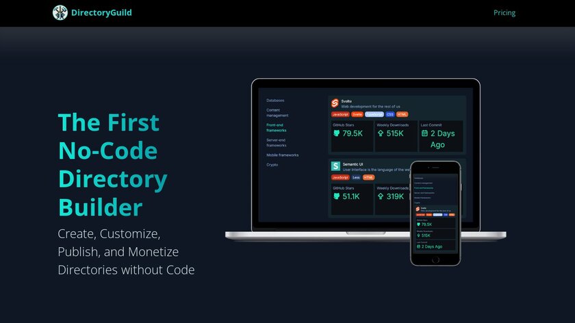 DirectoryGuild Landing Page