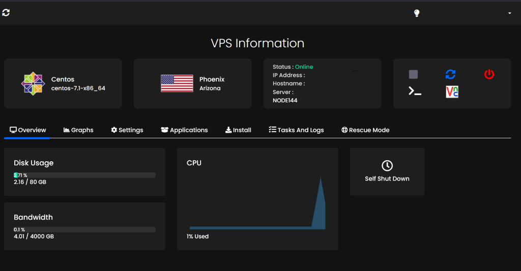 Rad Web Hosting Cloud VPS Management