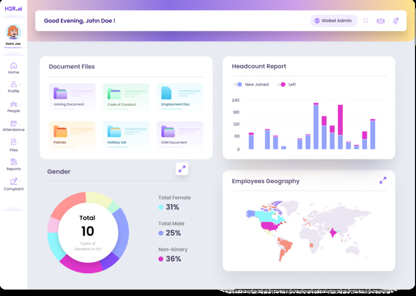 H2R.ai Landing Page