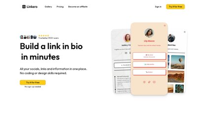 Linkero screenshot
