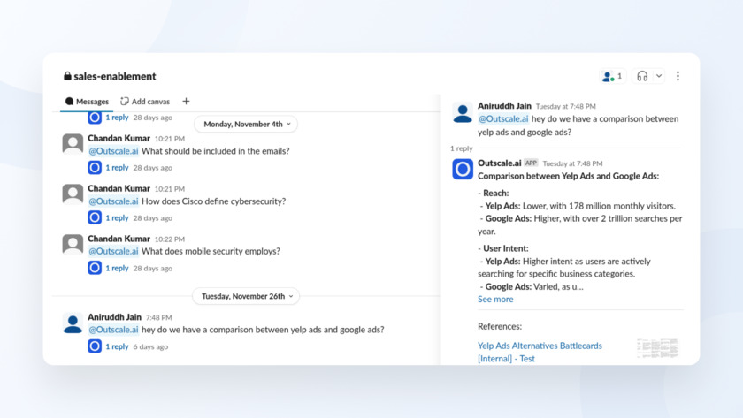 Outscale.ai Outscale (Slack) ui