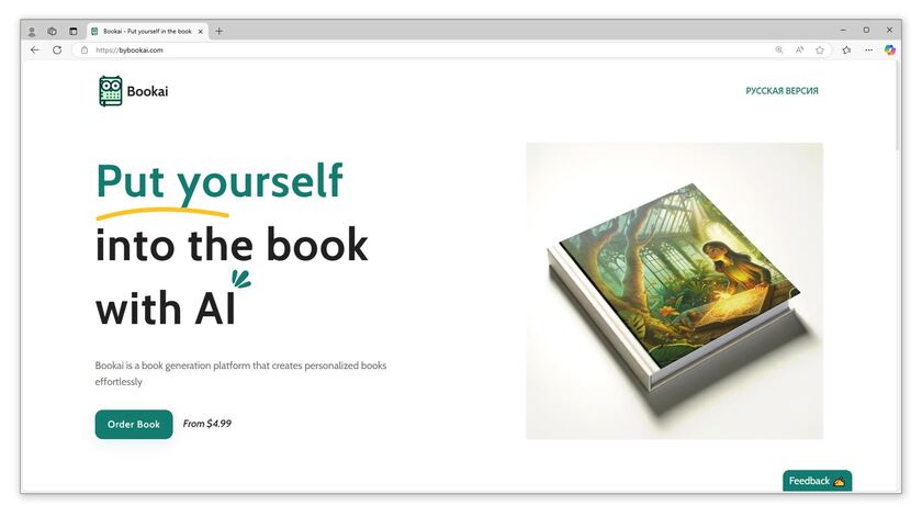 ByBookai Landing Page