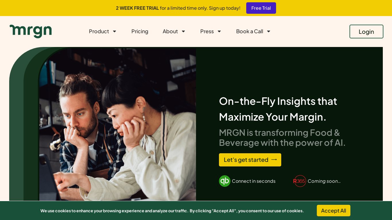 MRGN Landing page