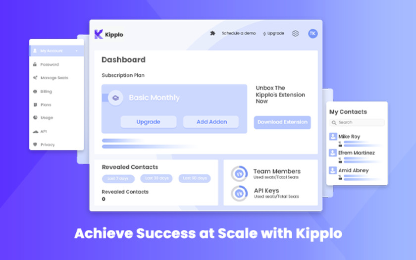 Kipplo Landing Page