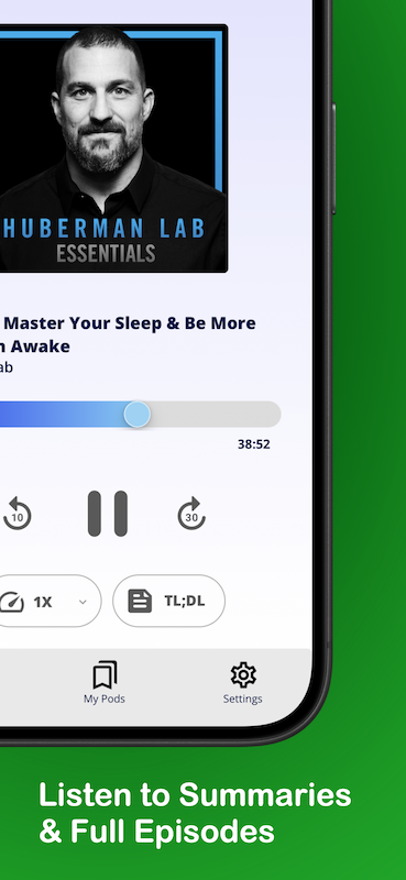 PodSized.io Listen to Summaries & Full Episodes