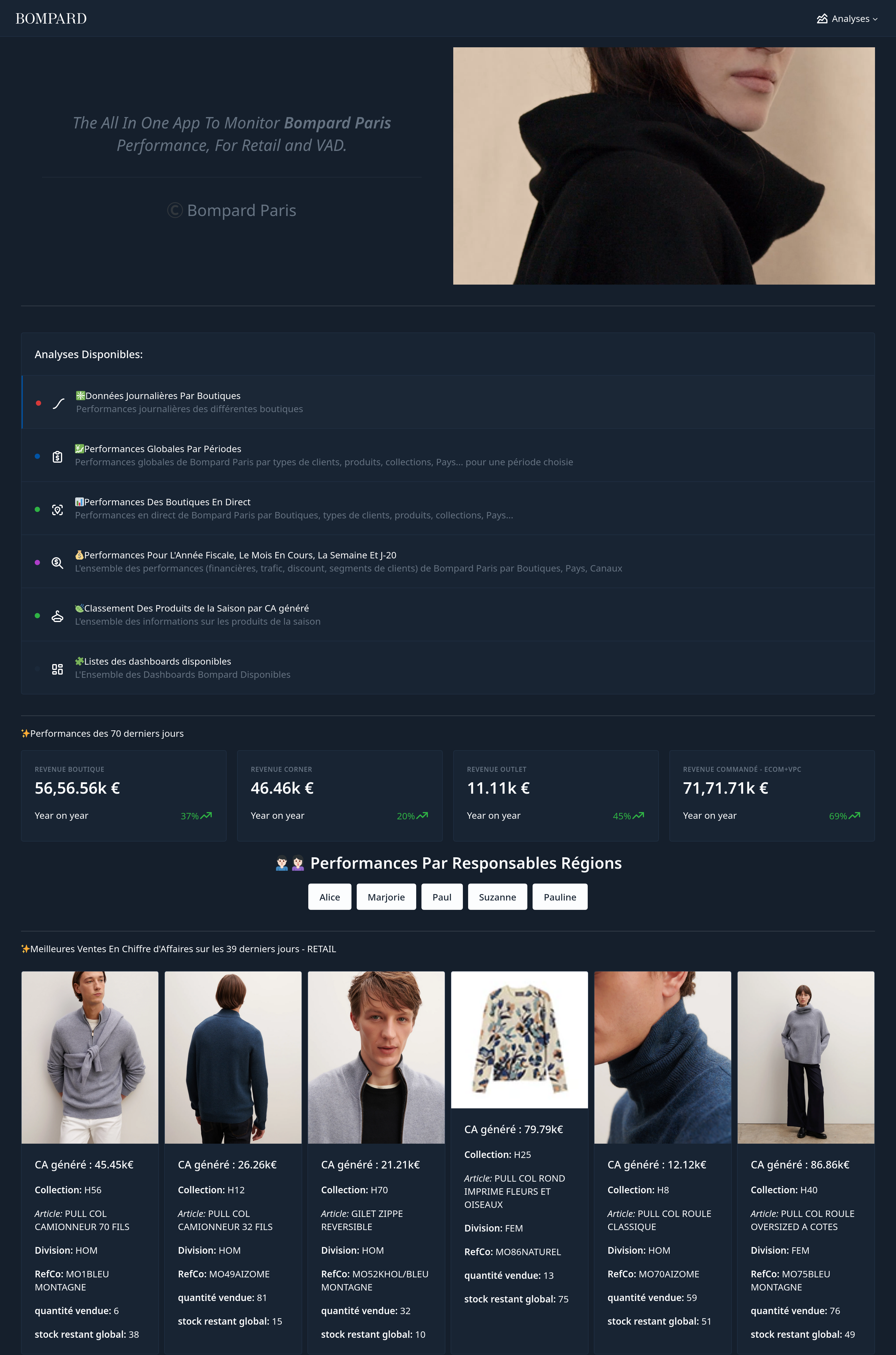 SQLPage - Build SQL-only websites Bompard, a french luxury company, built their performance monitoring tool in SQLPage