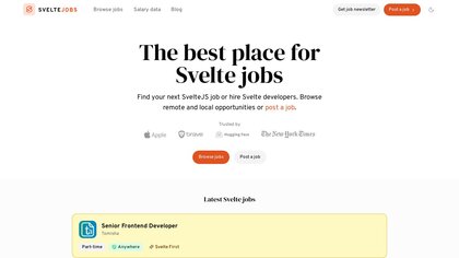 SvelteCareers screenshot