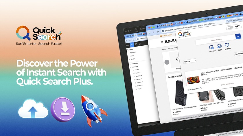 QuickSearchPlus Landing Page