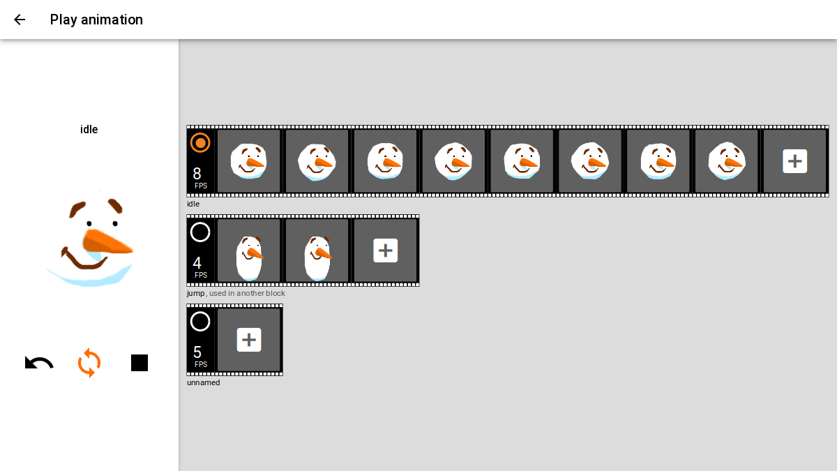 Candli Multi-frame animation