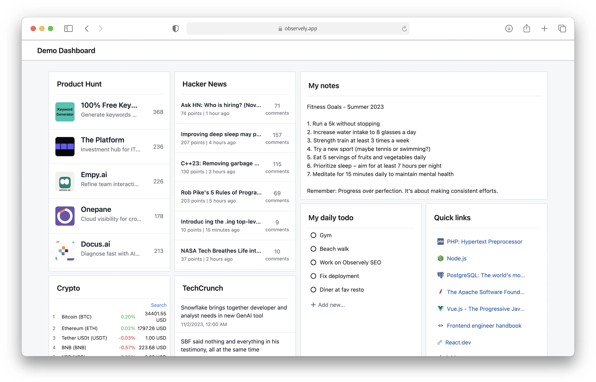 Observely.app 
