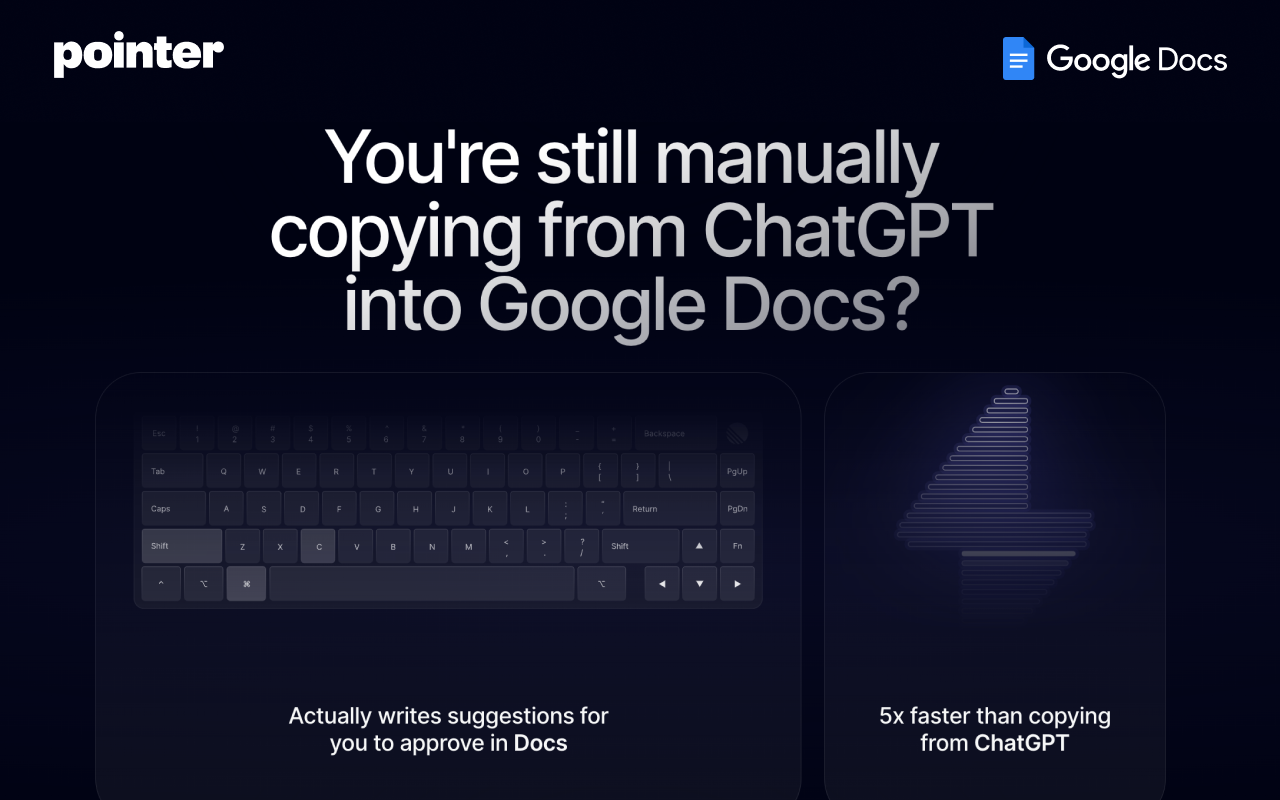 Pointer for Google Docs 