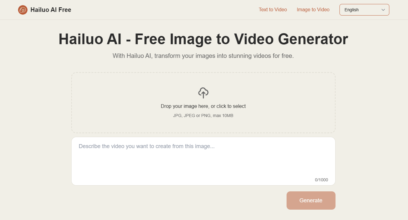 Hailuo AI Free Hailuo AI Free Video Generator