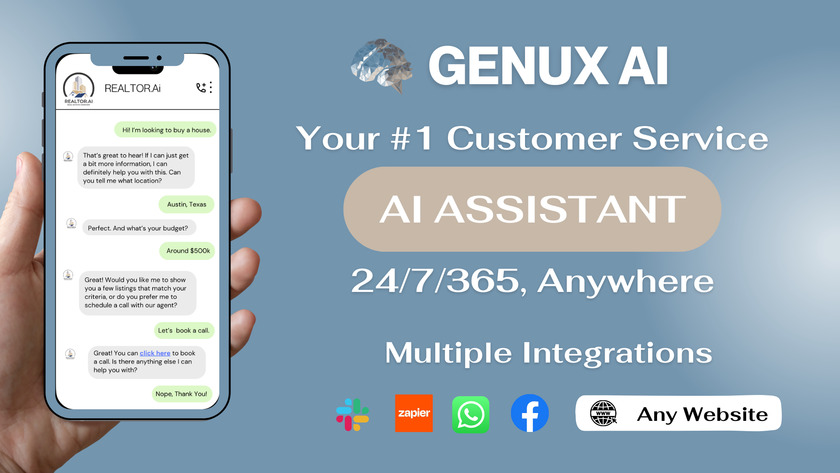 Genux AI Landing Page