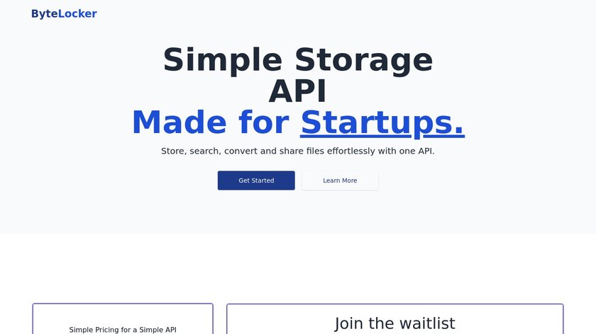 ByteLocker Landing Page