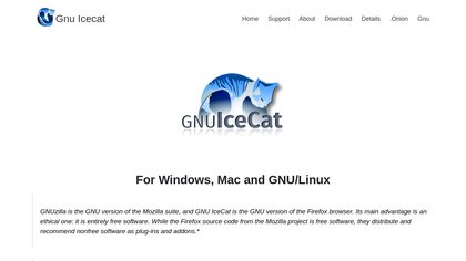 Gnu Icecat Desktop image