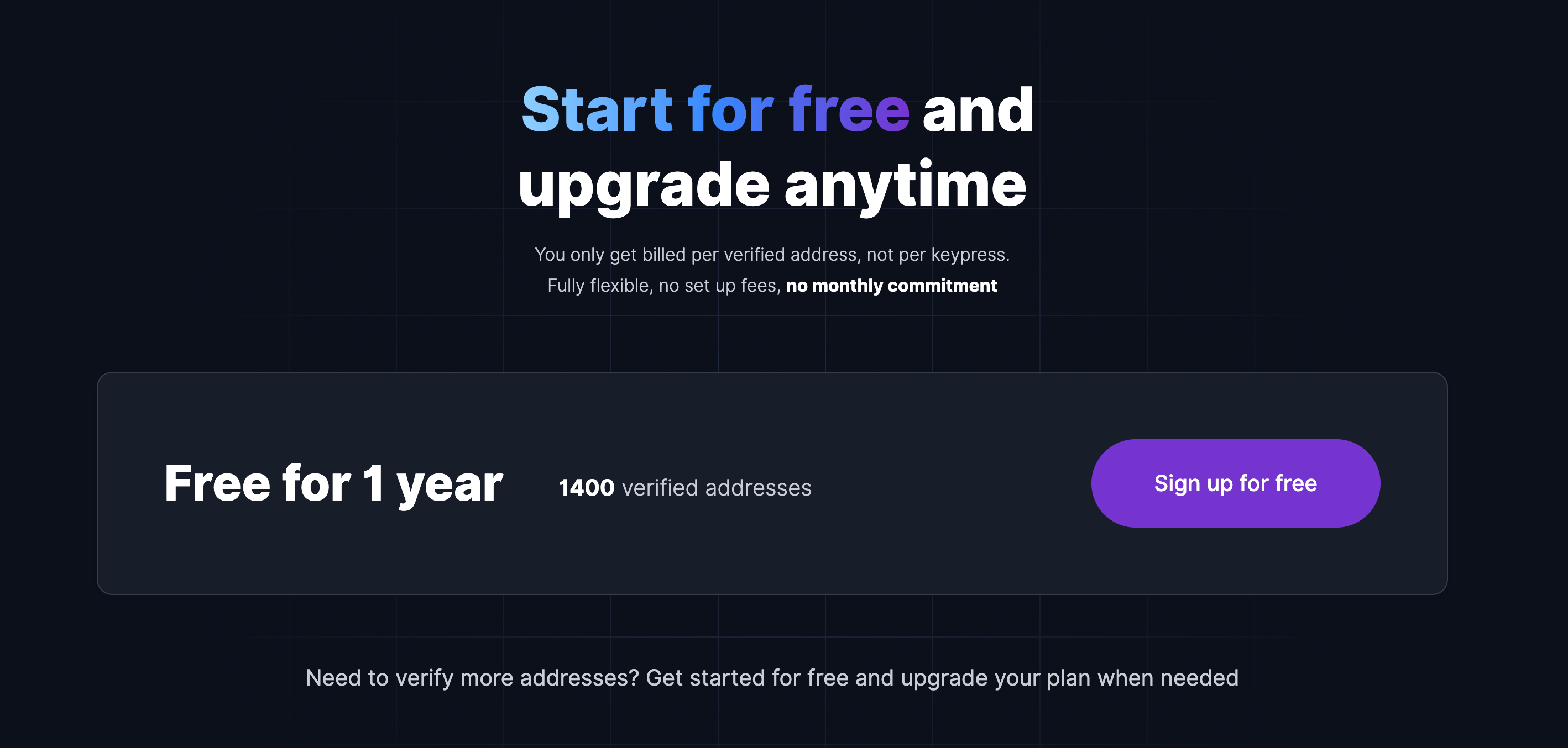 AddressZen Pricing