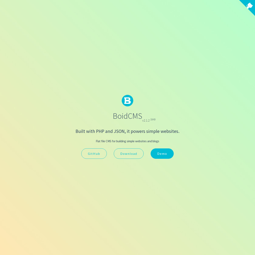 BoidCMS Landing Page