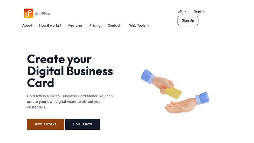 UnirFlow Landing Page UnirFlow Landing Page