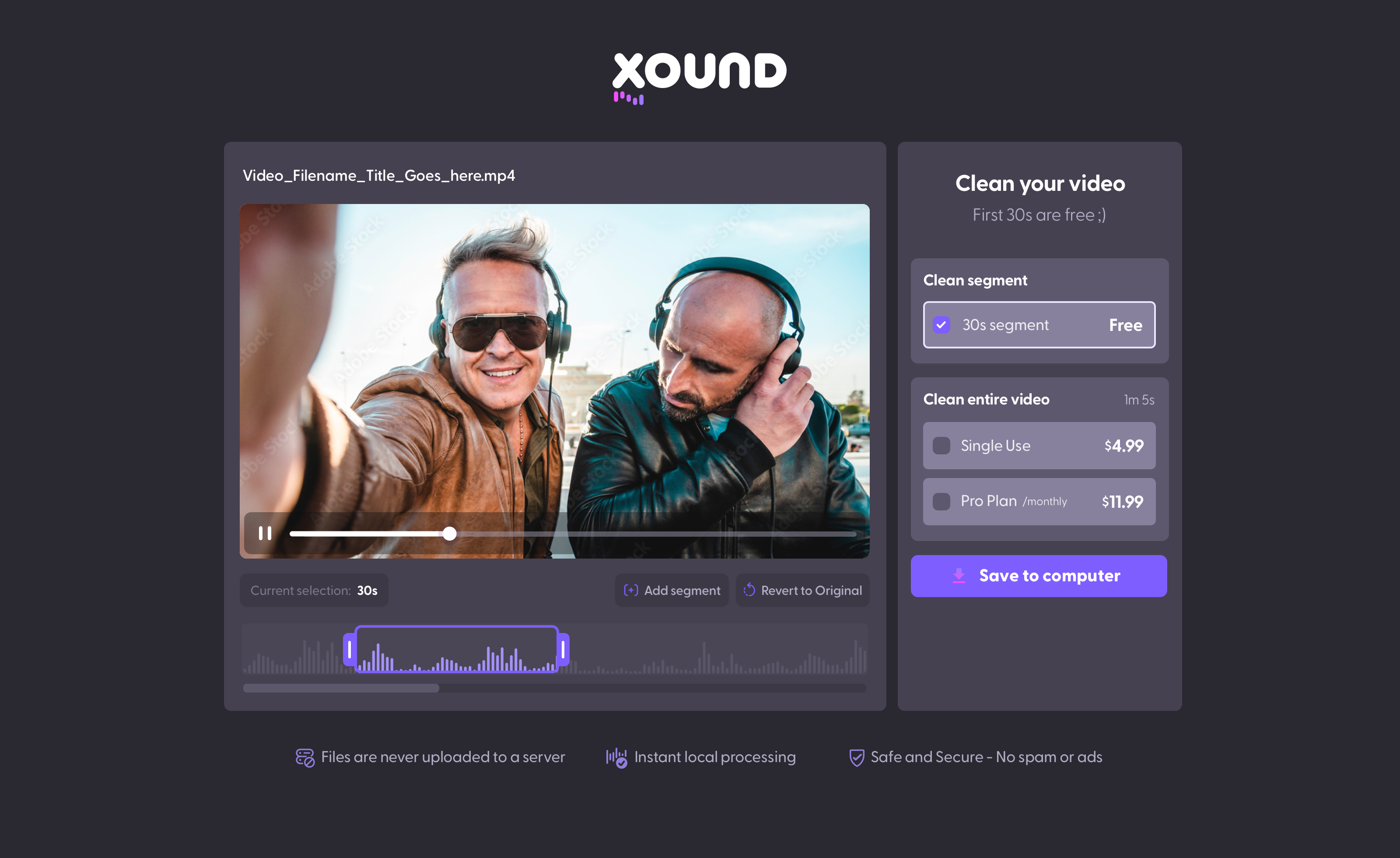 Xound.io Xound Voice Cleaner