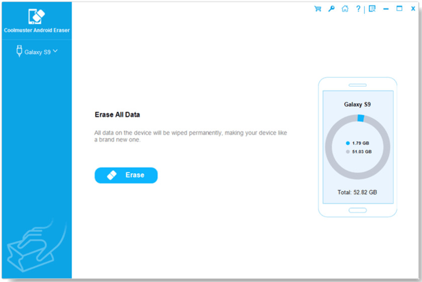 Coolmuster Android Eraser Landing Page