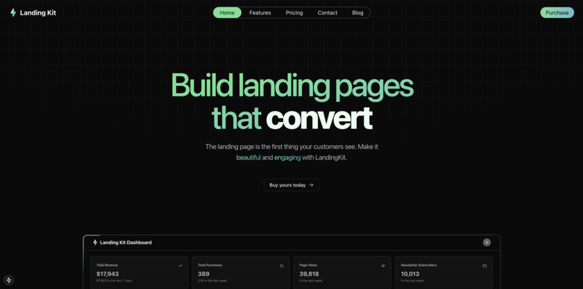 LandingKit Landing Page