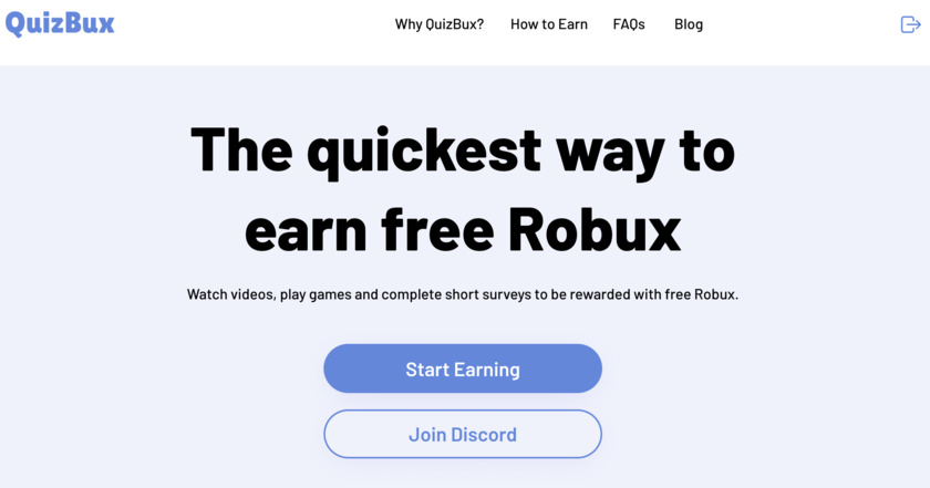QuizBux Landing Page